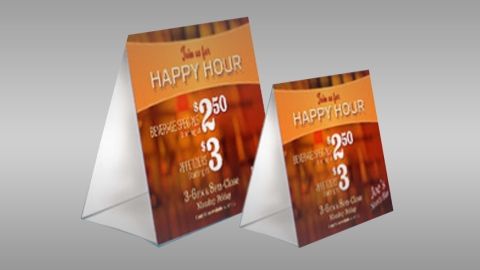 5 x 5½ Table Tents