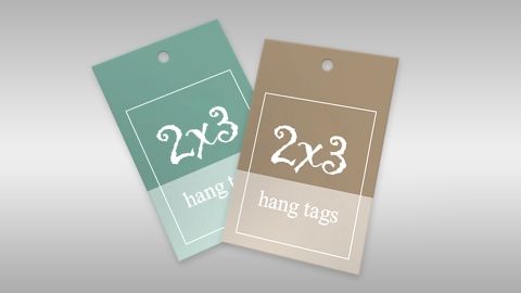 2 x 3 - Hang Tags
