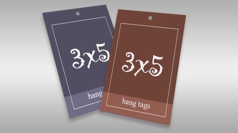 3 x 5 - Hang Tags