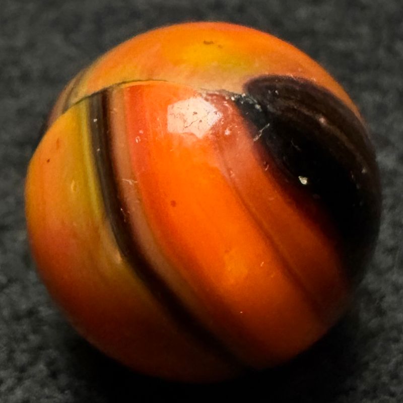 MARBLE KING. Tiger/Wasp Hybrid. Size .71"