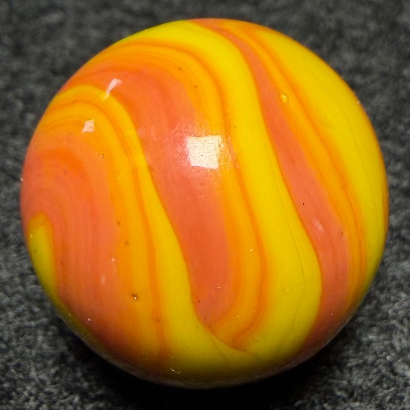 CHRISTENSEN AGATE CO. Shooter (CAC) Flame Swirl