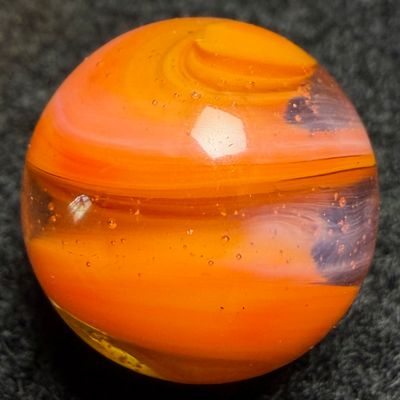 AKRO AGATE Snake Marble. UV Reactive. 5/8”. Mint.