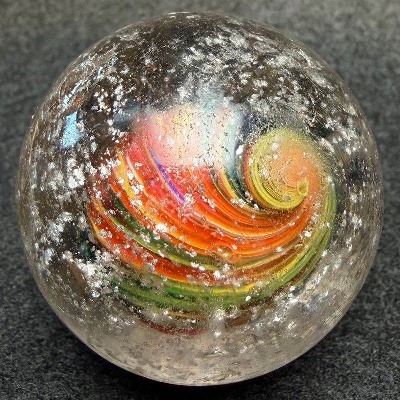 END OF DAY, Onionskin. Blizzard Mica. 1-11/16". Near Mint(-). Rare.