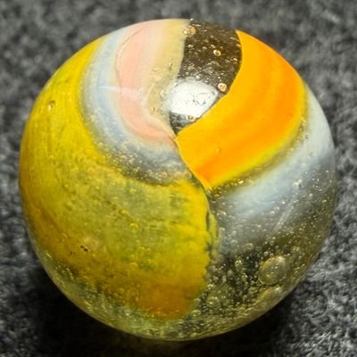 PELTIER GLASS, Rainbo, Snowglobe, Clear, Yellow & Orange