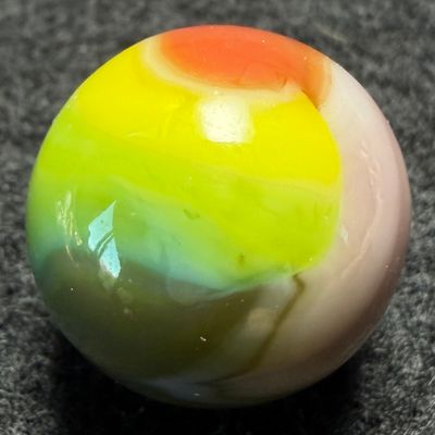 VITRO AGATE, “True Parrot” Shooter – 0.73” Vintage Marble, #100