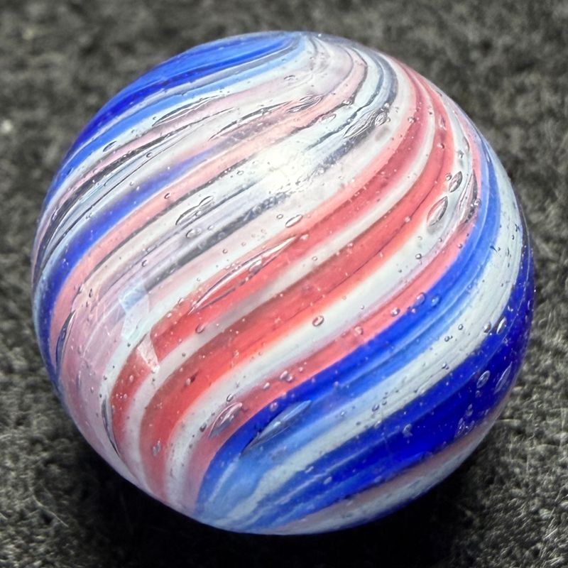 GERMAN, Onionskin Marble - Antique End of Day (EOD)  - 19/32" – Mint (9.9)