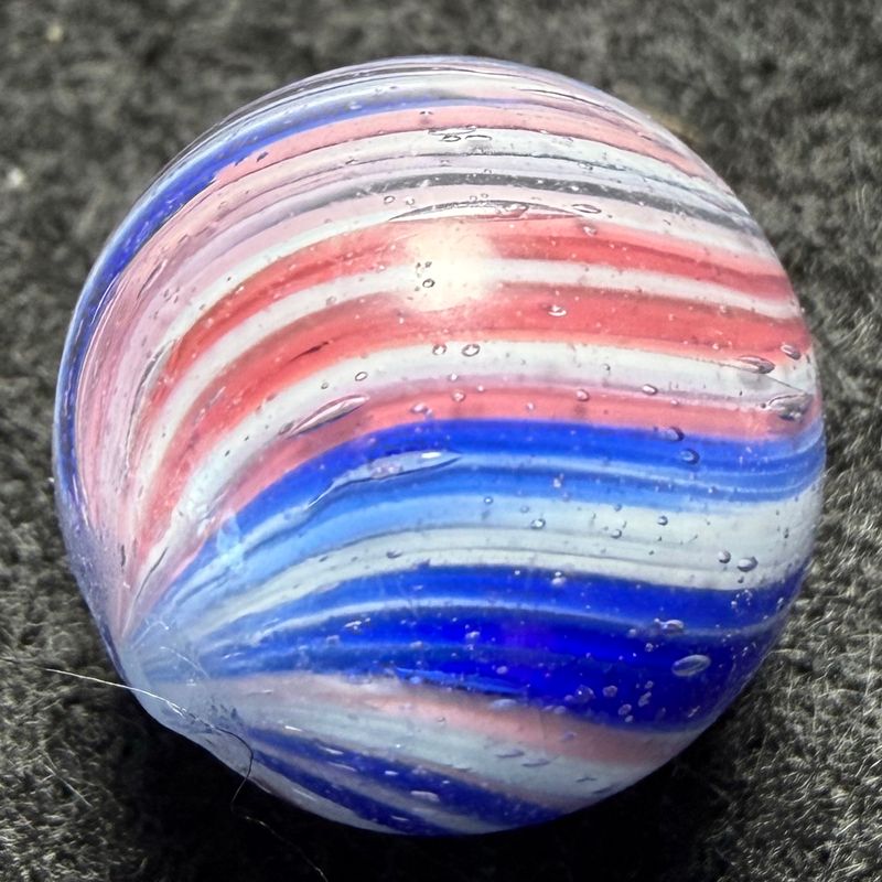 GERMAN, Onionskin Marble - Antique End of Day (EOD) - 19/32" – Mint (9.9)