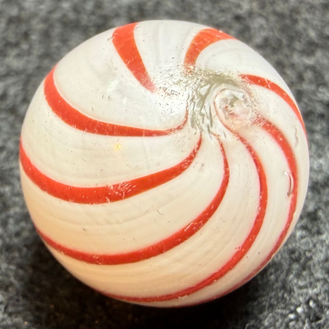 GERMAN, Rare Cased Clambroth, 8 Red Bands on White #104