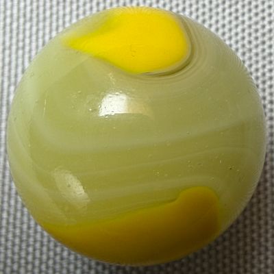 AKRO AGATE. Lemonade Corkscrew Shooter 1”+ Marble