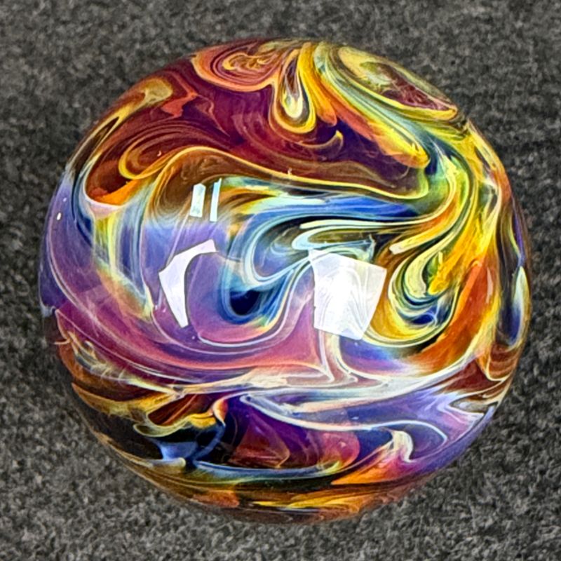 JAMES HOLT. Handmade Glass. Mint. 1.1"