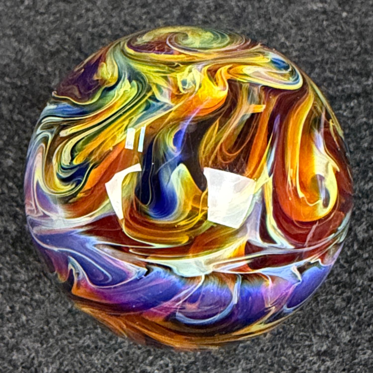 JAMES HOLT. Handmade Glass. Mint. 1.1"