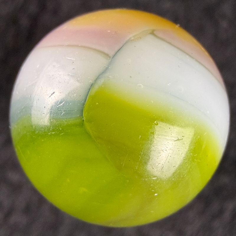 VITRO AGATE. Type 3 🔥 Tiger Eye Marble Mint 19/32" Rare Multi-Color Example