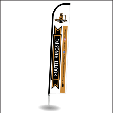 Branded Arc Flag Banner 4000mm Branded Arc Flag Banner 4000mm