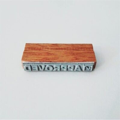 Wooden Stamp 68mm x 10mm Wooden Stamp 68mm x 10mm