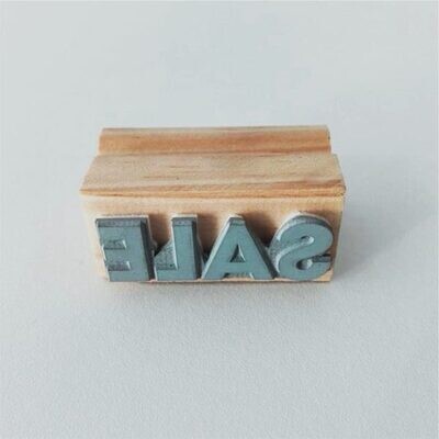 Wooden Stamp 48mm x 20mm Wooden Stamp 48mm x 20mm