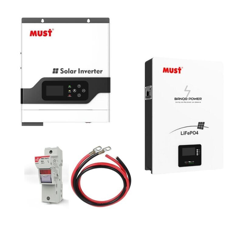 3kW Must Hybrid Inverter Combo
