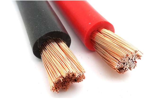 25mm Copper Battery Cable with Lugs (Per 25cm)