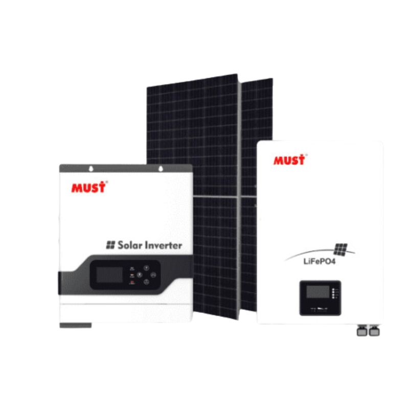 3kW Must Inverter| 2.56kWh Must Lithium Battery | 425W Trina Solar Panels