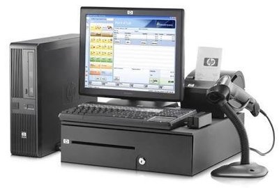 Point of sale system, with a I3 computer, thermal slip printer, scanner Point of sale system, with a I3 computer, thermal slip printer, scanner