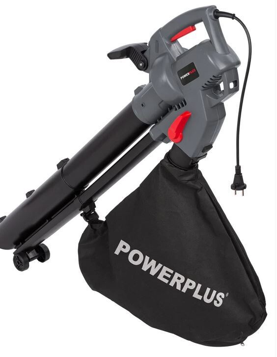 Power Plus - 3300w Leaf Blower and Vacuum - Grey