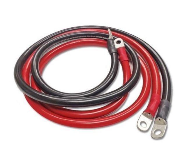 25mm Copper Battery Cable with Lugs (Per 25cm)