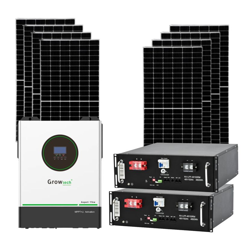 11kW Growtech Hybrid Solar System Incl Installation