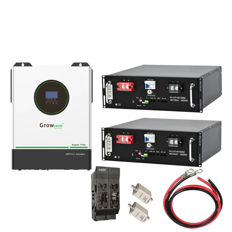 11kW Growtech Hybrid Solar System Incl Installation