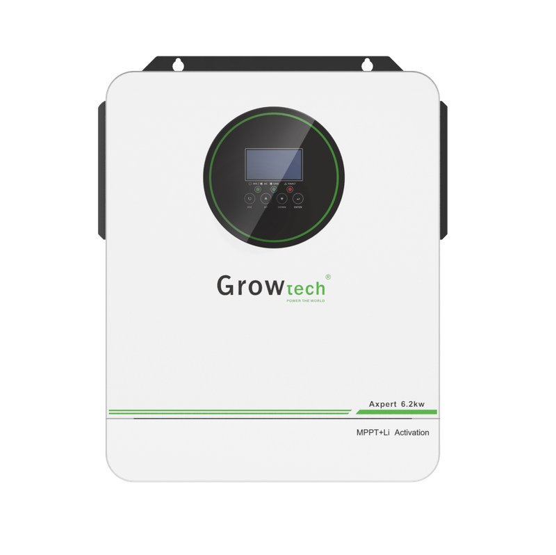 Growtech Axpert 6.2kW Pure Sine Wave Inverter 48V with 120A MPPT