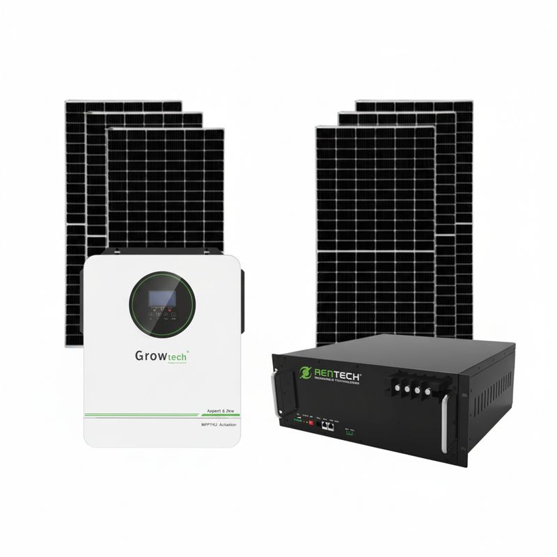 6.2kW Growtech Solar System