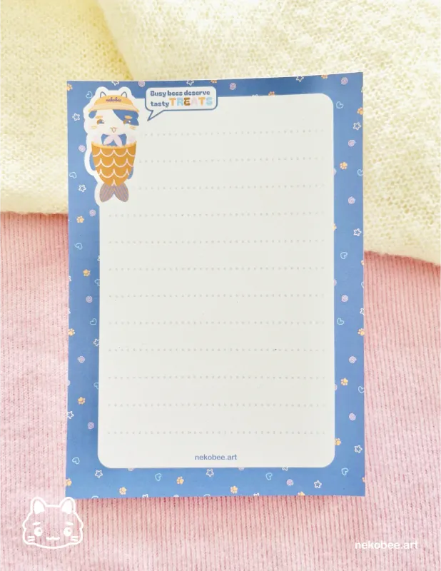 Notizblock Katzen-Fish