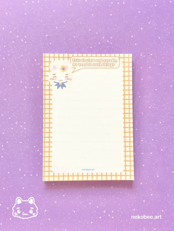 Notizblock Slow Down Bunny