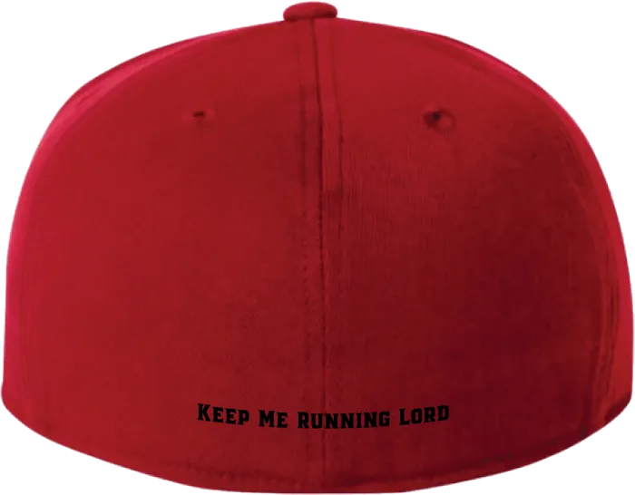 Red fitted hats KMRL