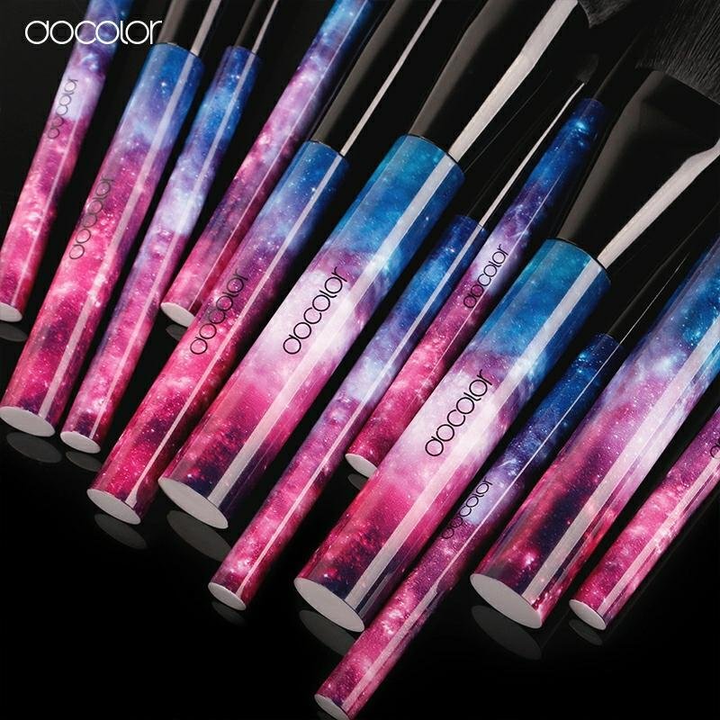 Docolor 12PCS Galaxy Makeup Brushes