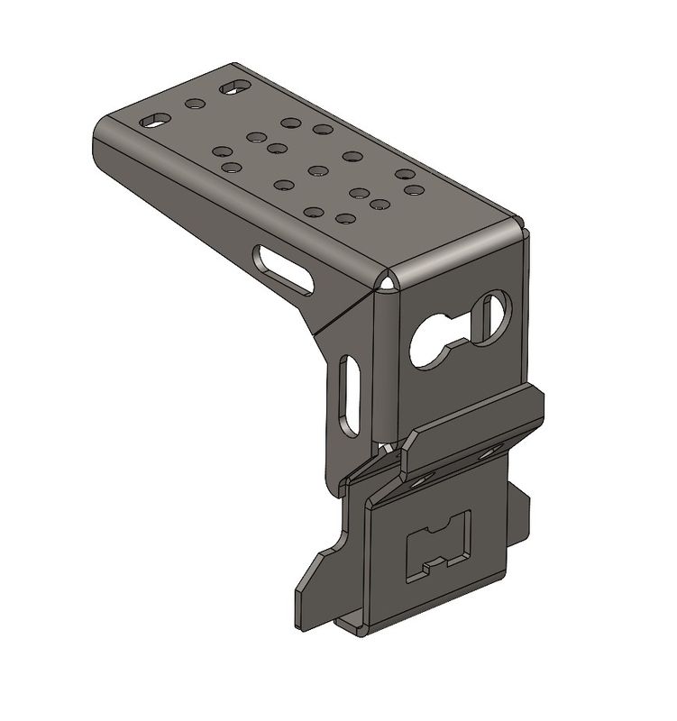 Dachträger Universal Halterung Regenrinne H133