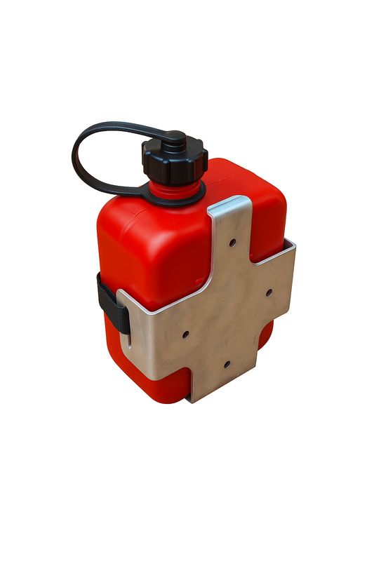 Benzinkanister 0,5l mit Halterung Motorrad Ersatzkanister