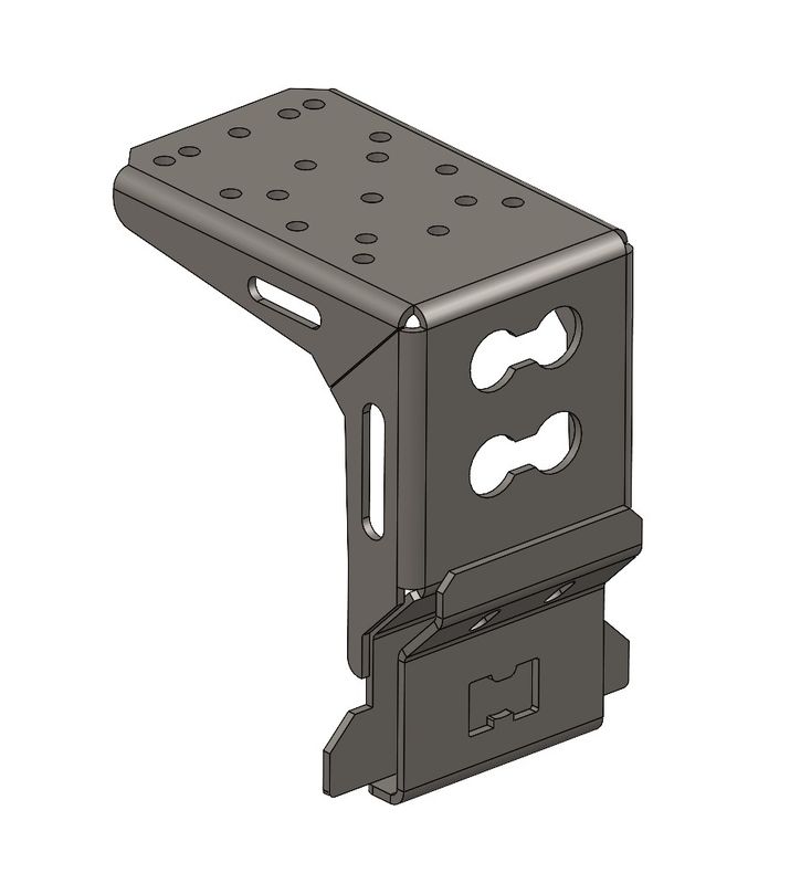 Dachträger Universal Halterung Regenrinne H160