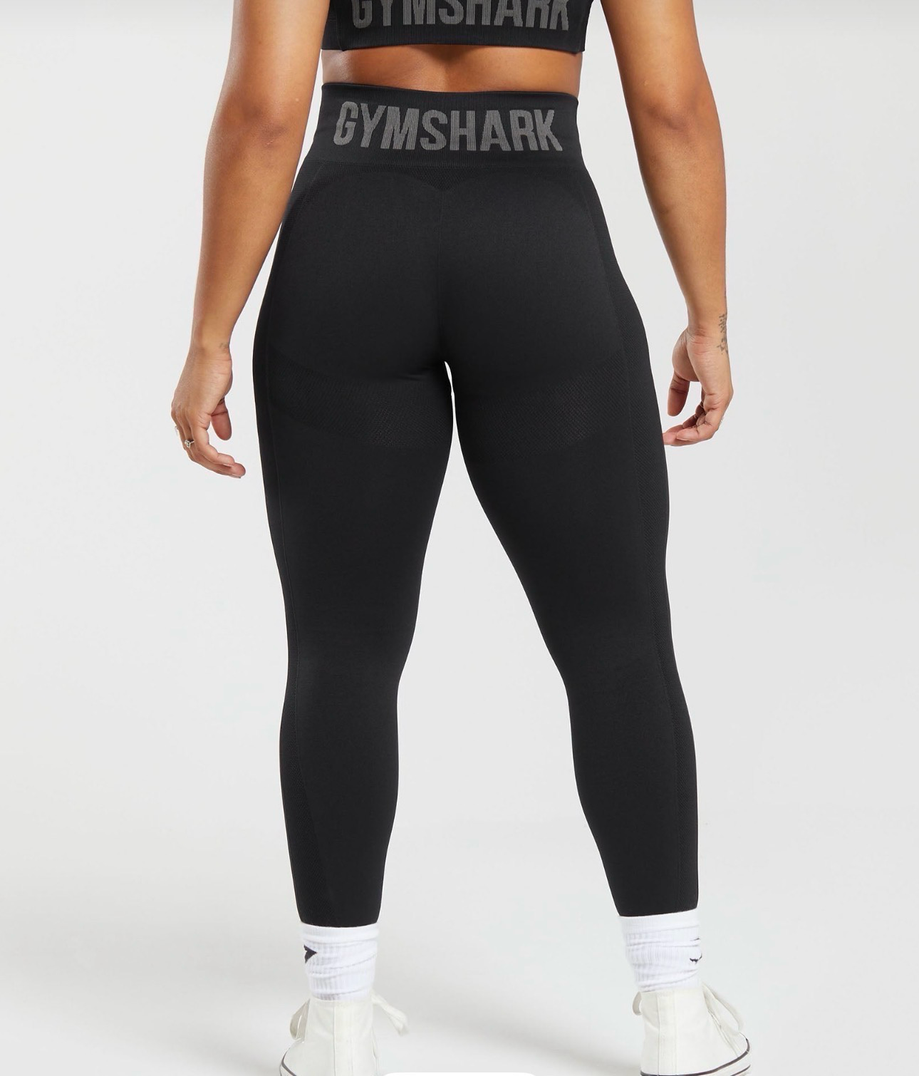 Waisted leggings - Black