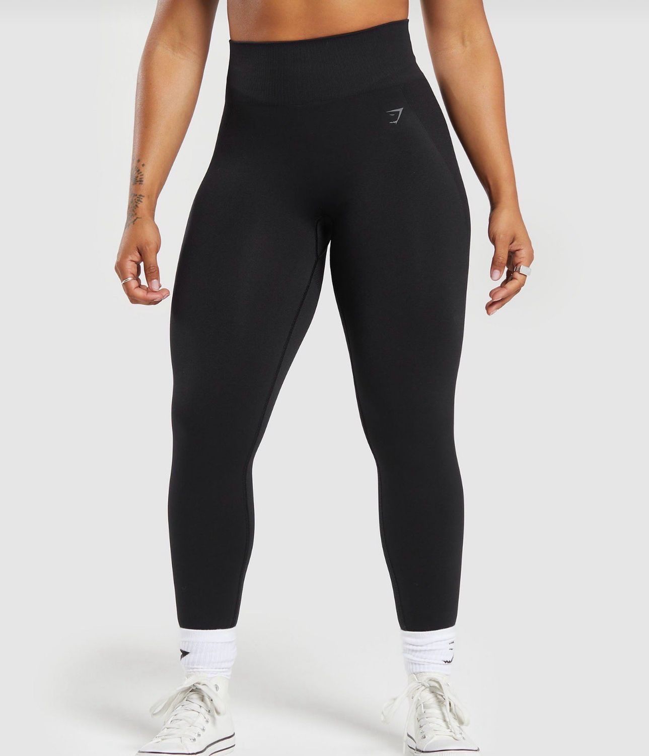 Waisted leggings - Black