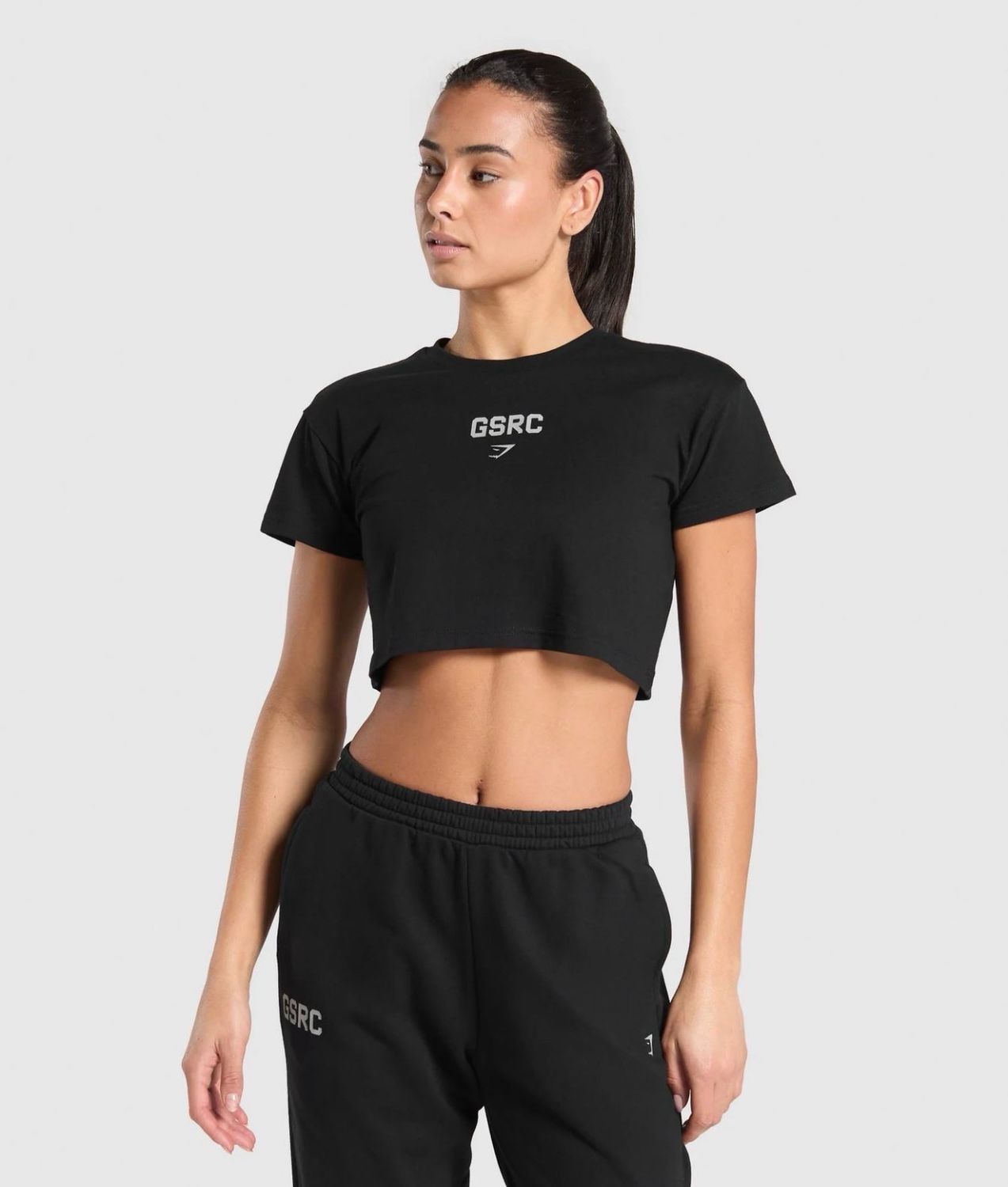 Running Graphic Crop top