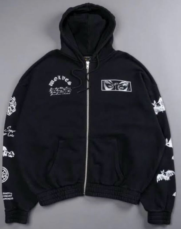 Batman Villain chambers Zip Hoodie