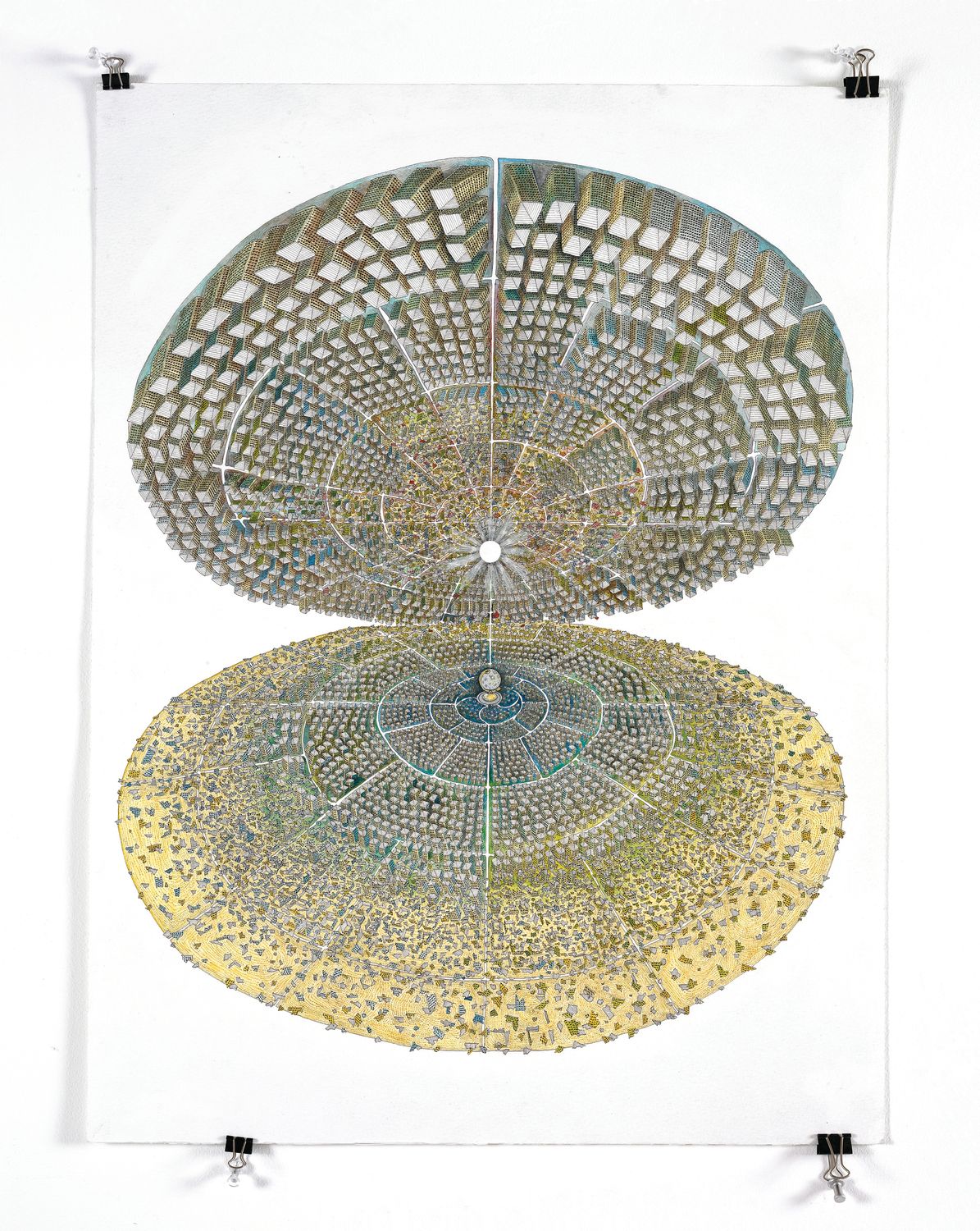 Yin Yang Town  (Giclee Print）18 x 24 in.