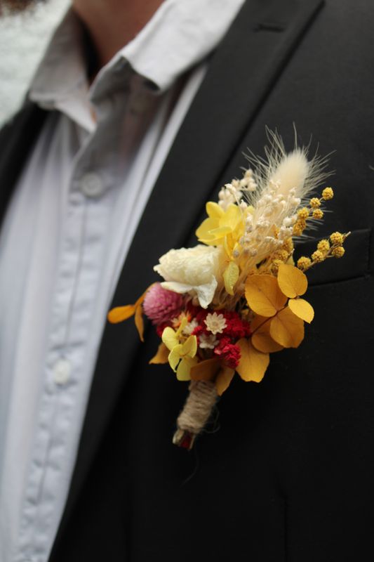 Boutonnière à épingle