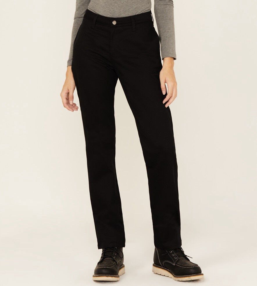 A85XSBLK WOMENS DICKIES STRAIGHT FIT PANT