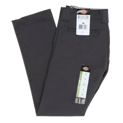 QP801CH SKINNY STRAIGHT BOYS PANTS CHARCOAL