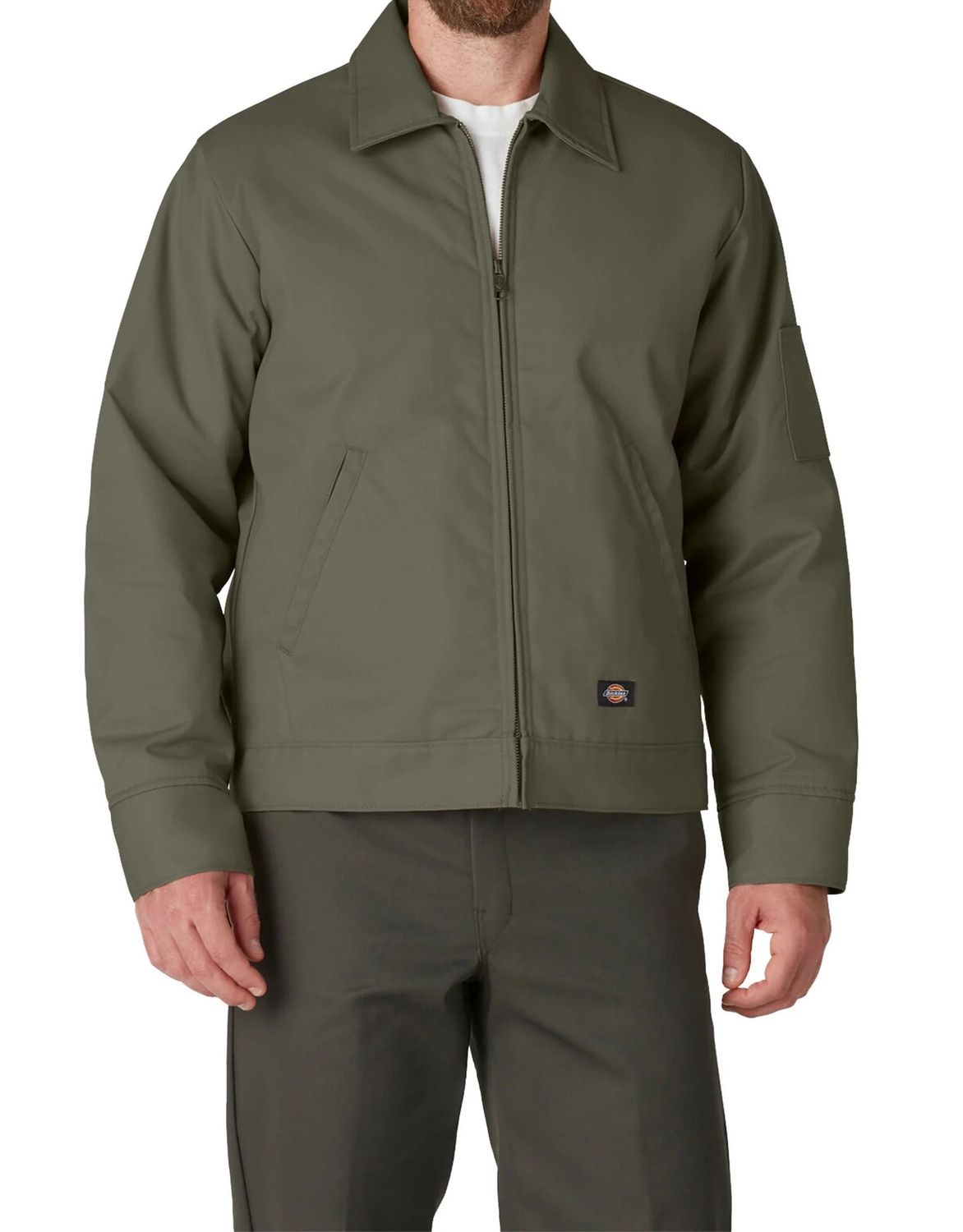 TJ15MS EISENHOWER QUILTED JACKET OLIVE