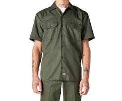D15740OG  MENS S/S WORK SHIRT