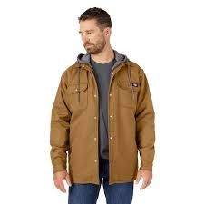 TJ213BD  FLEECE HOODED DUCK JACKET