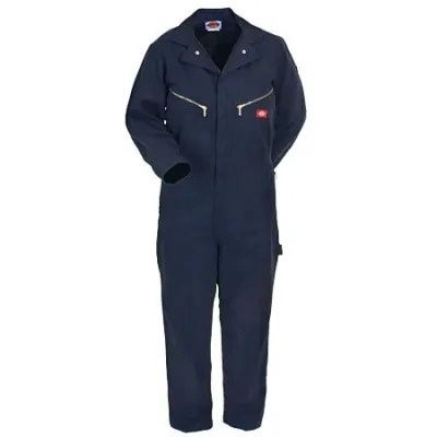 D487990DN ZIPPER L/S COVERALL DARK NAVY