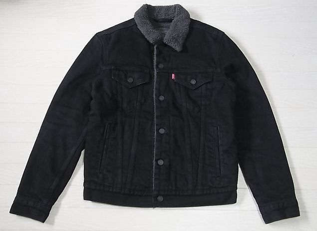16365-0054 LEVIS SHERPA JACKET BLACK