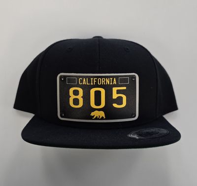 805 LICENSE PLATE SNAPBACK CAP